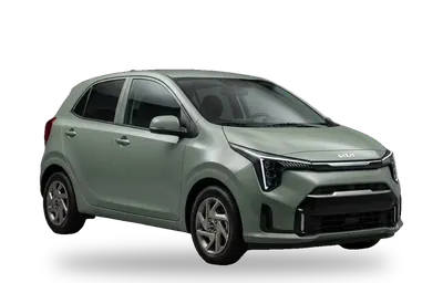 Sage green Kia Picanto